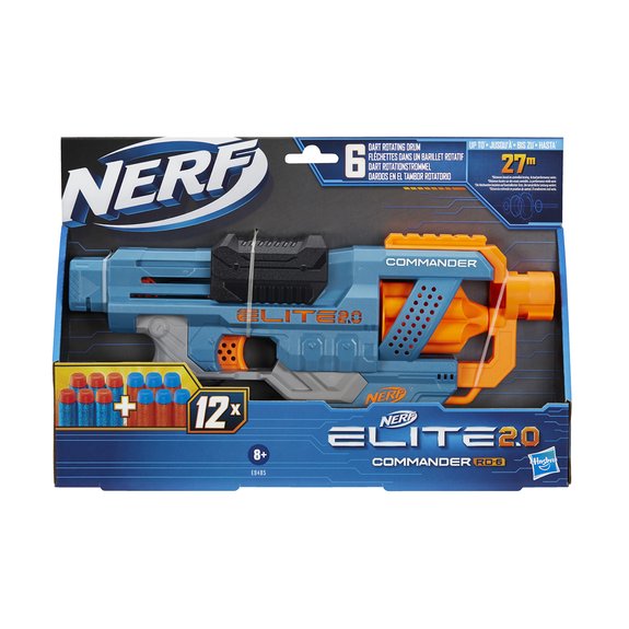 Nerf Elite 2.0 Commander RC-6 et Fléchettes Nerf Elite Officielles