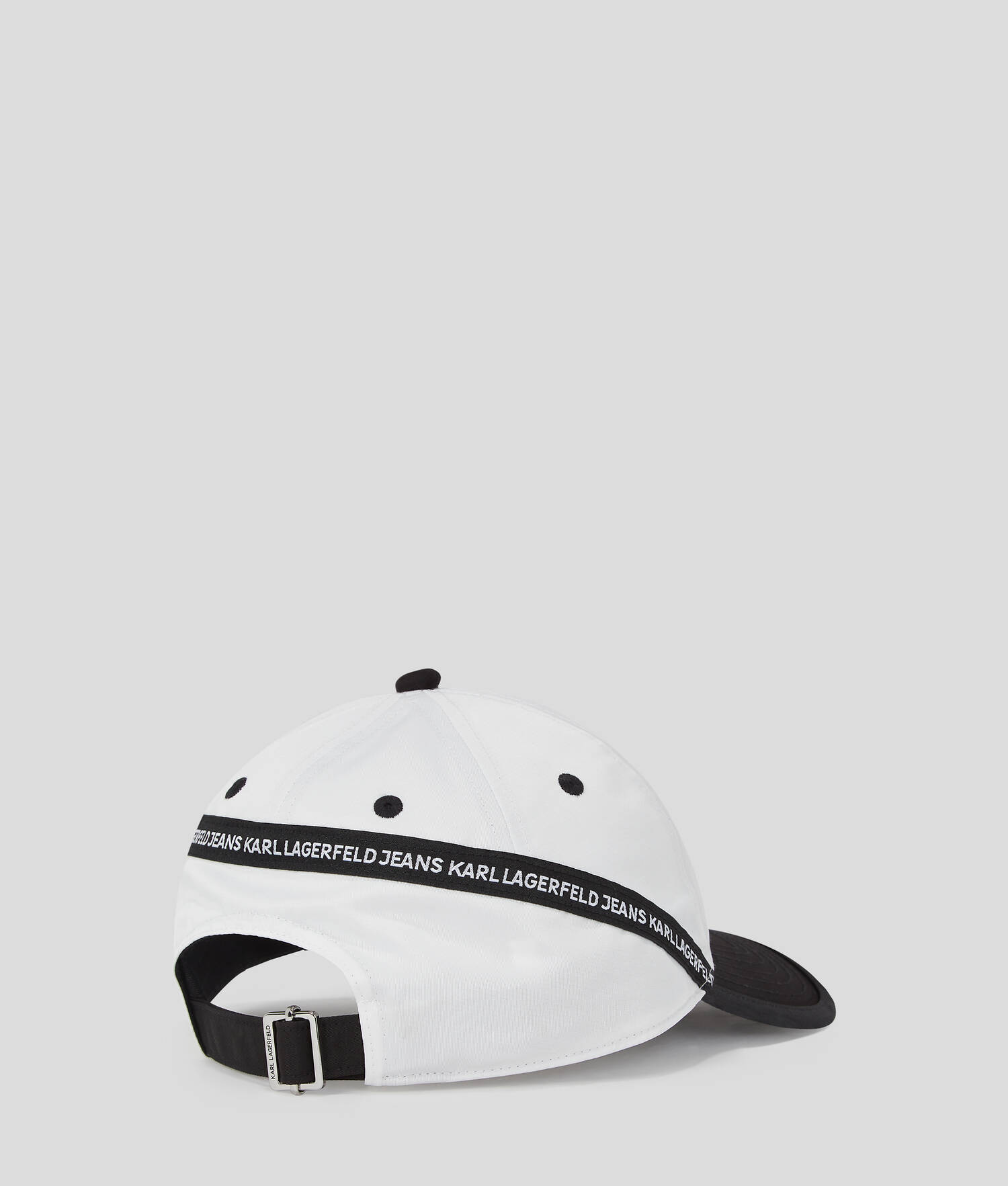 CASQUETTE AVEC BANDE EN NYLON - Blanc