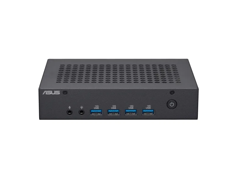 ASUS ExpertCenter PN43 - Barebone - mini PC 1 x N-series N97 / op til 3.6 GHz - RAM 0 GB - UHD Graphics - IEEE 802.11ax (Wi-Fi 6E), Bluetooth 5.3, Gigabit Ethernet, 2.5 Gigabit Ethernet - sort
