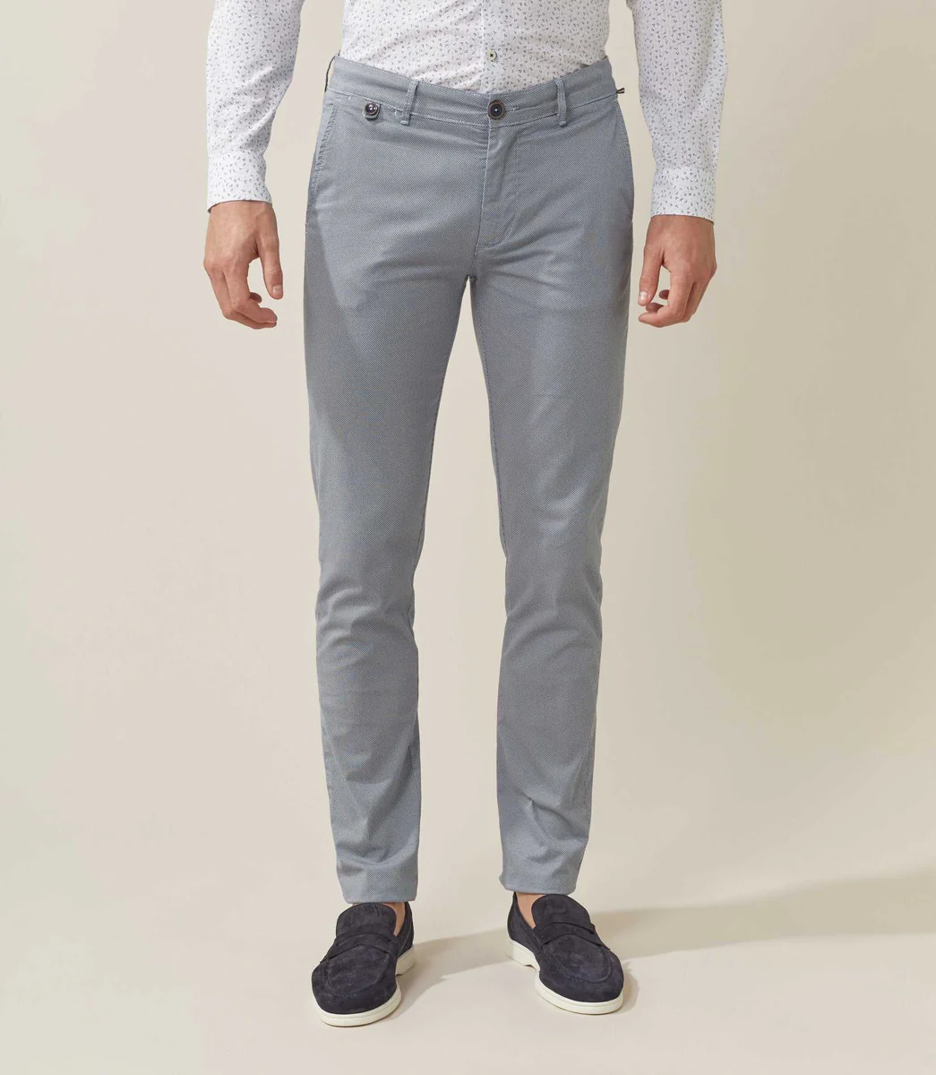 Pantalon casual imprime ciel 