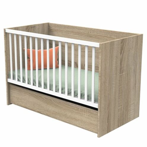 Lit 70x140 cm évolutif en lit junior 200 cm NOVA Blanc - SAUTHON