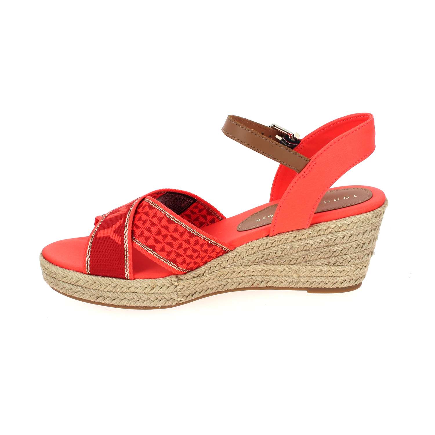 Sandales femme TOMMY HILFIGER TOMMY WEBBING LOW WEDGE SANDAL