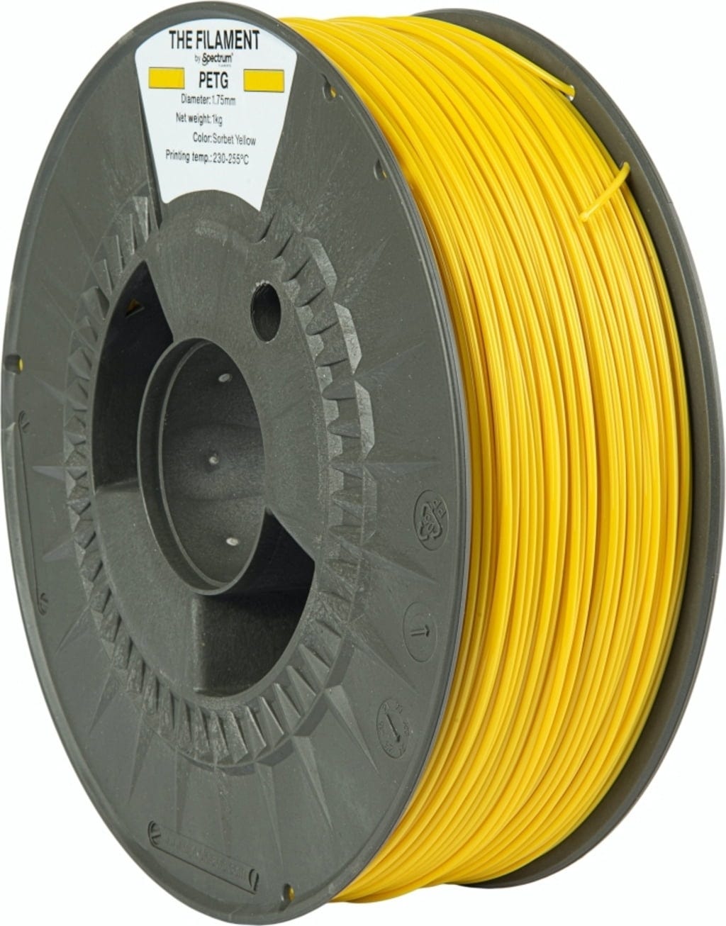 The Filament  PETG Sorbet Yellow, 1,75 mm / 1000 g    Erschwingliches PETG in Sorbet Yellow