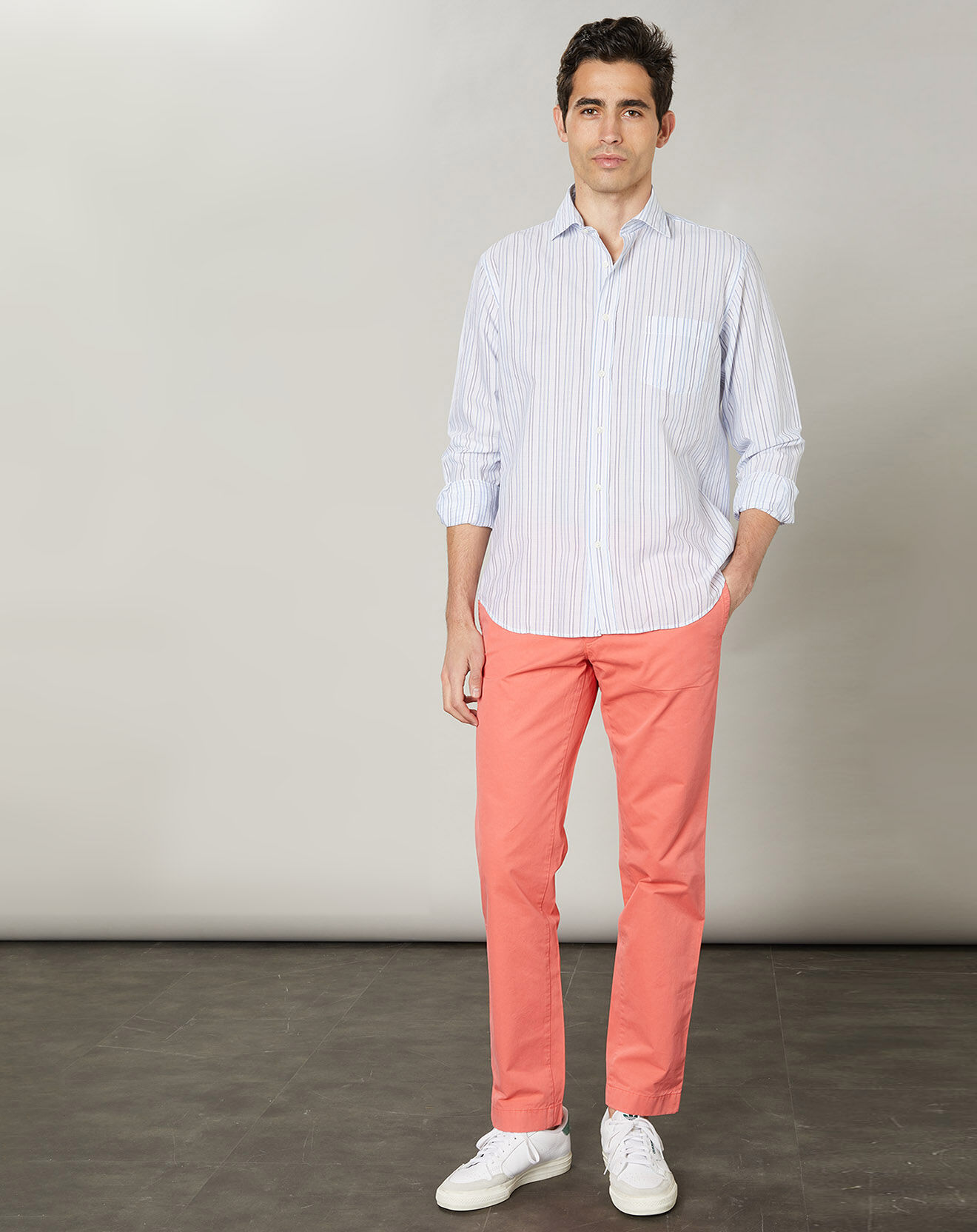 Hartford Chemise regular Paul bleue