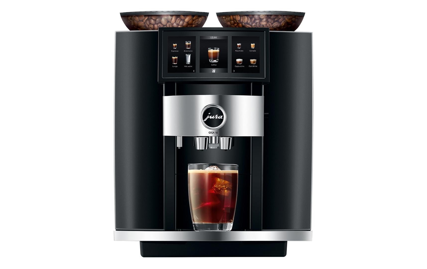 Kaffeevollautomat Giga 10 Diamond Black (SA)<br>Vollautomat für eine grosse Auswahl an Kaffee- und Milchspezialitäten
