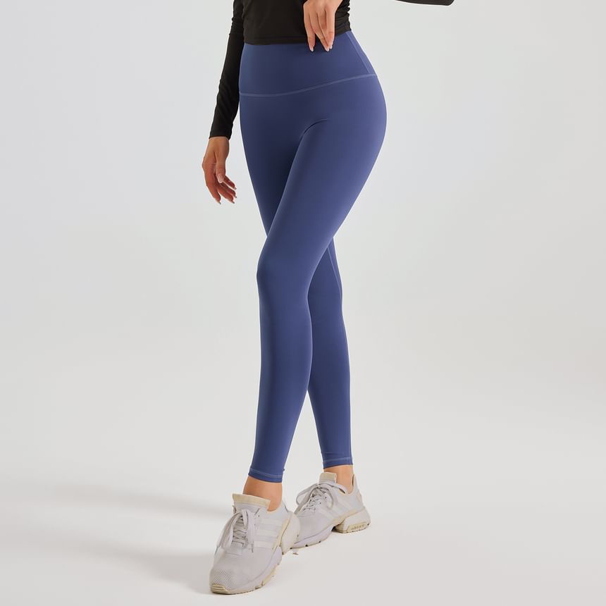 GearGal - Effen yogabroek met hoge taille