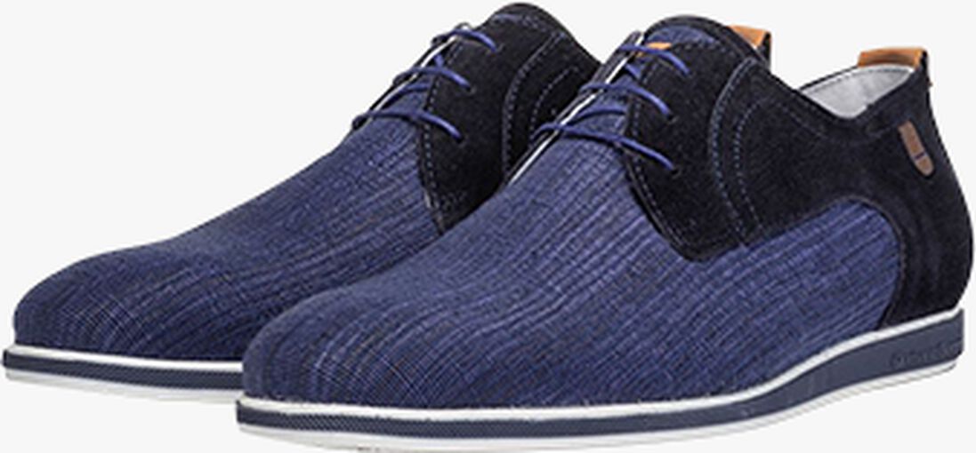 FLORIS VAN BOMMEL blauwe floris van bommel veterschoenen sfm-30220