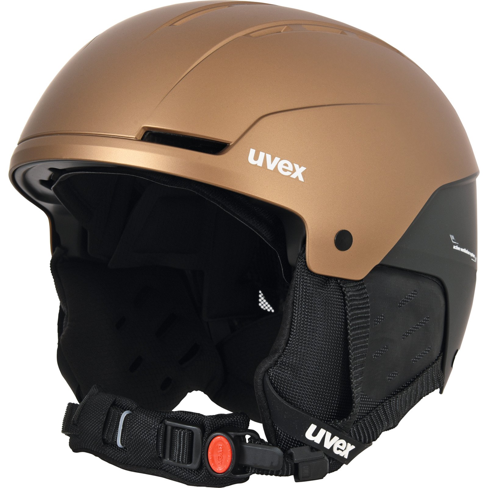 Uvex Unisex-Skihelm Stance schwarz, 51-55