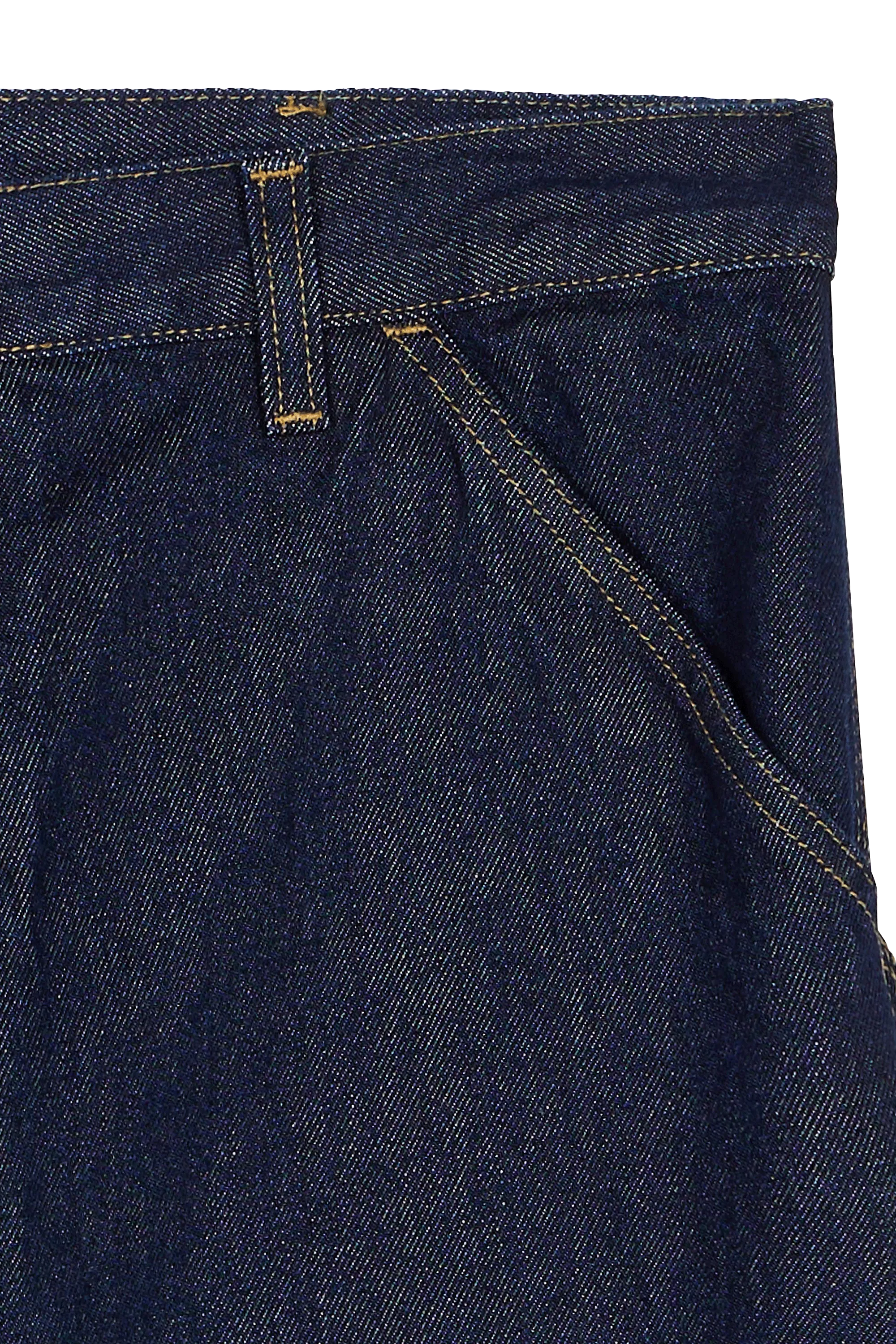 CARHARTT WIP jean Single Knee Bleu