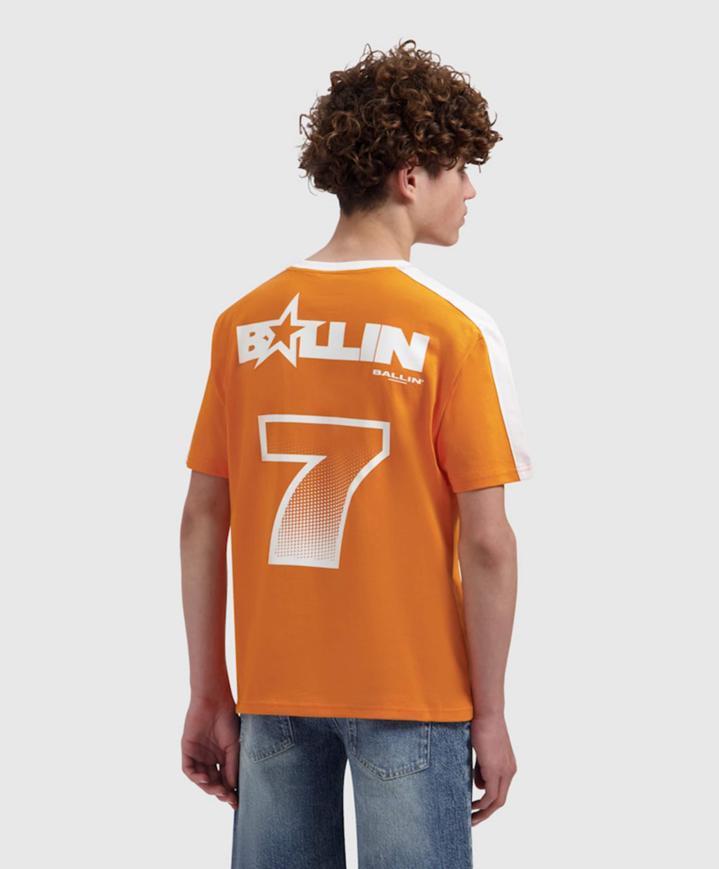 Ballin Jongens T-shirt oranje