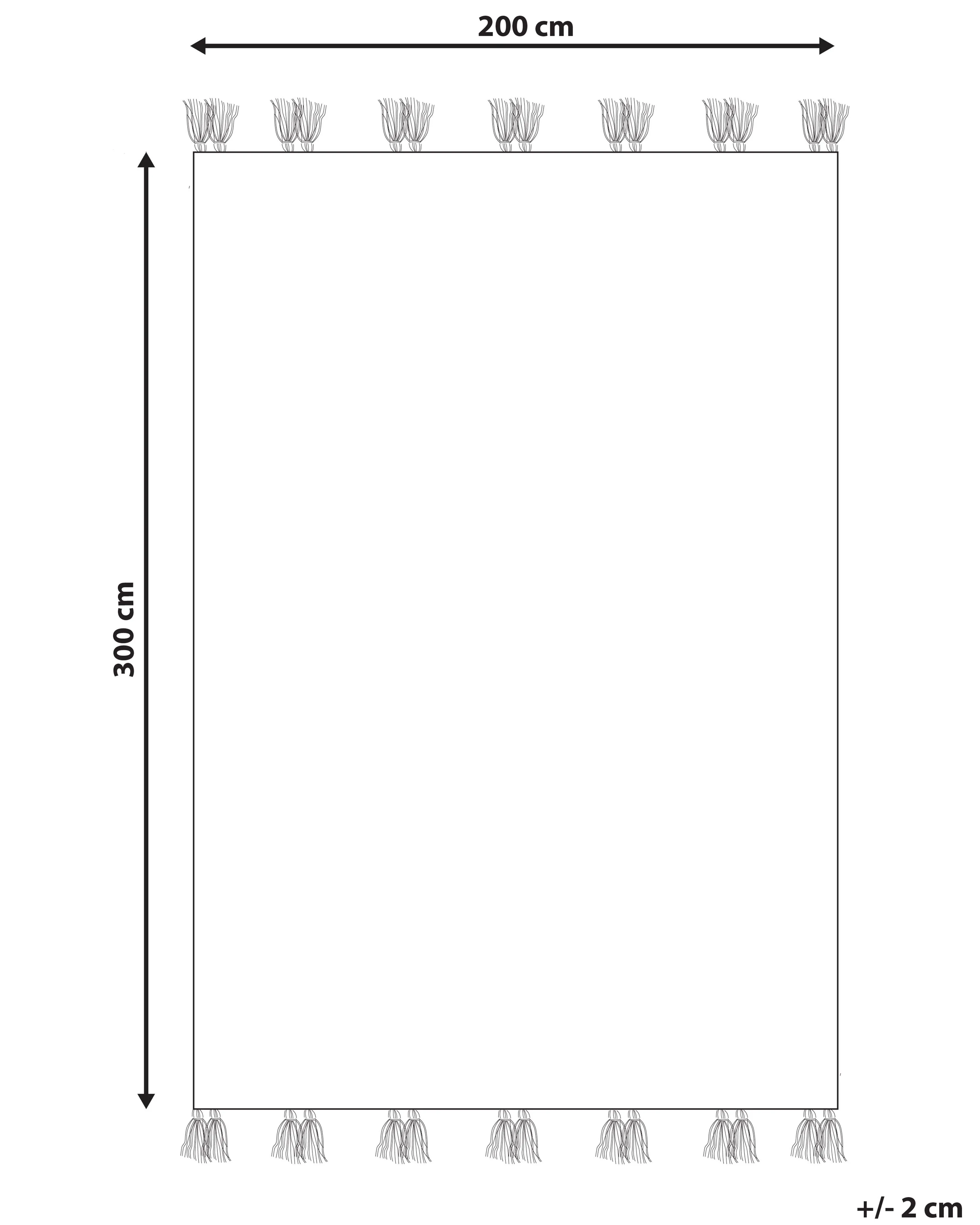 Vloerkleed MRGASHAT Meerkleurig 200 x 300 cm Wol Kelim