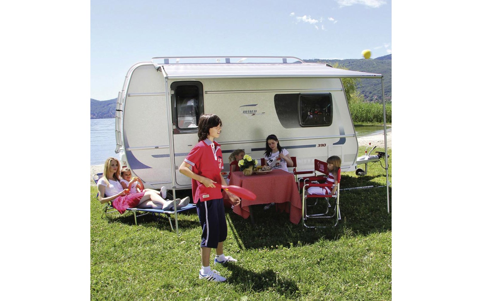 Fiamma Sackmarkise für die Kederschiene Caravanstore  Royal Blue 190 cm