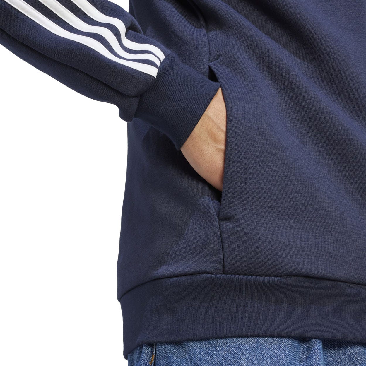 adidas  Essentials Fleece 3-Stripes Hoodie