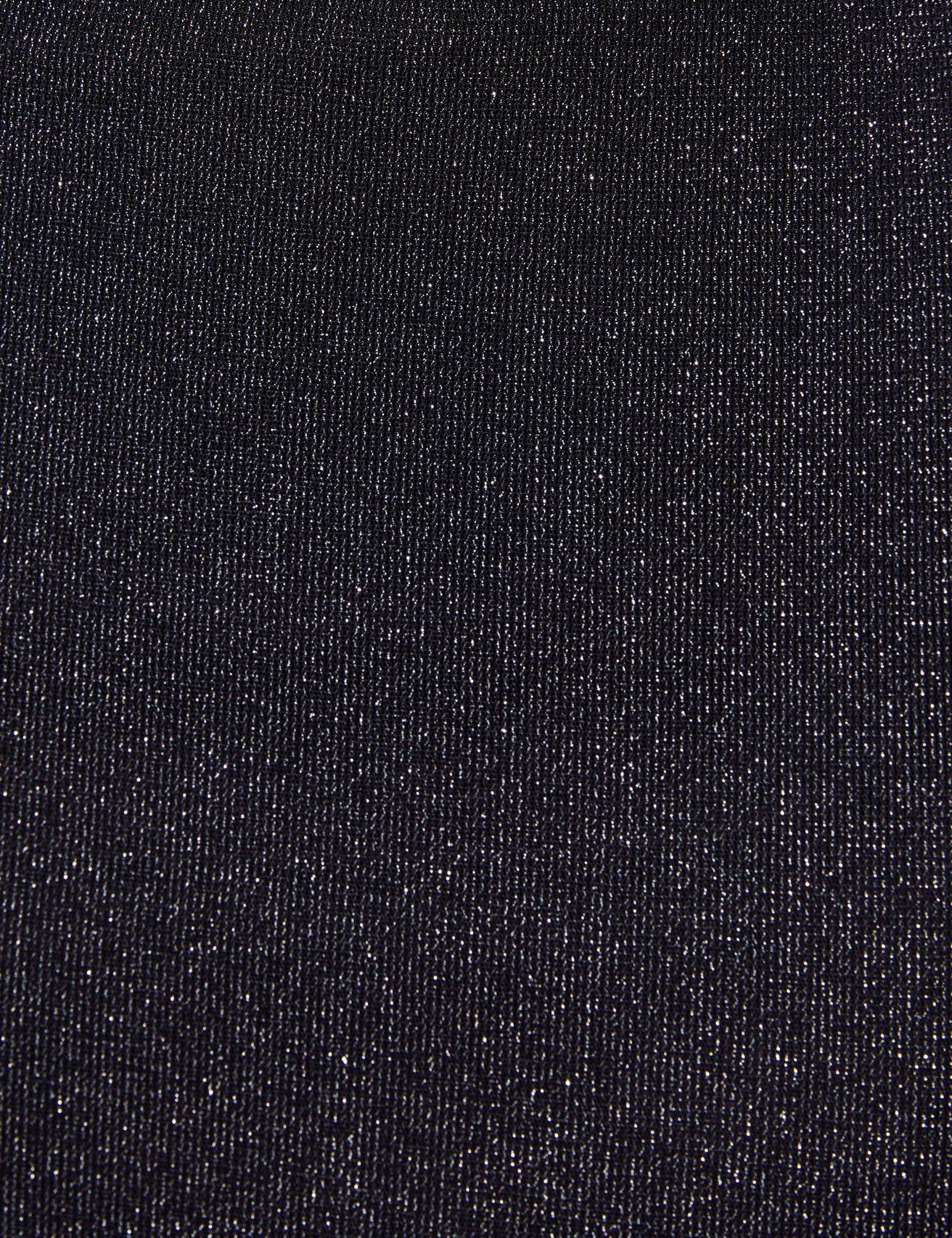 Longue jupe noire scintillante en mesh