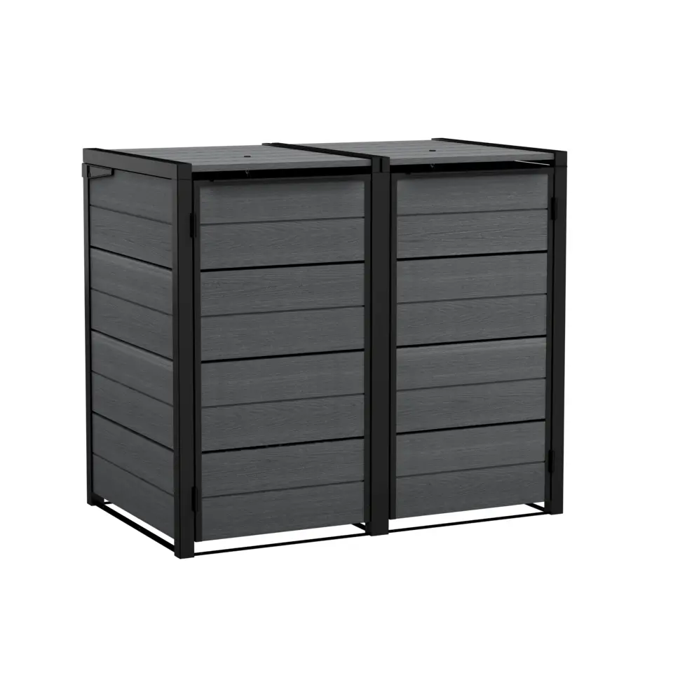Keter Hide Away Containerberging - 2x 240L - Antraciet