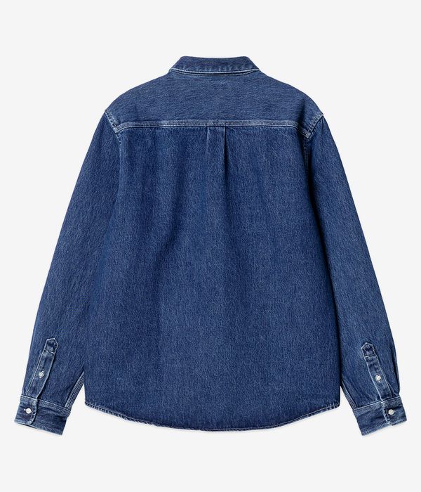 Carhartt WIP Weldon Perry Hemd (blue stone washed)