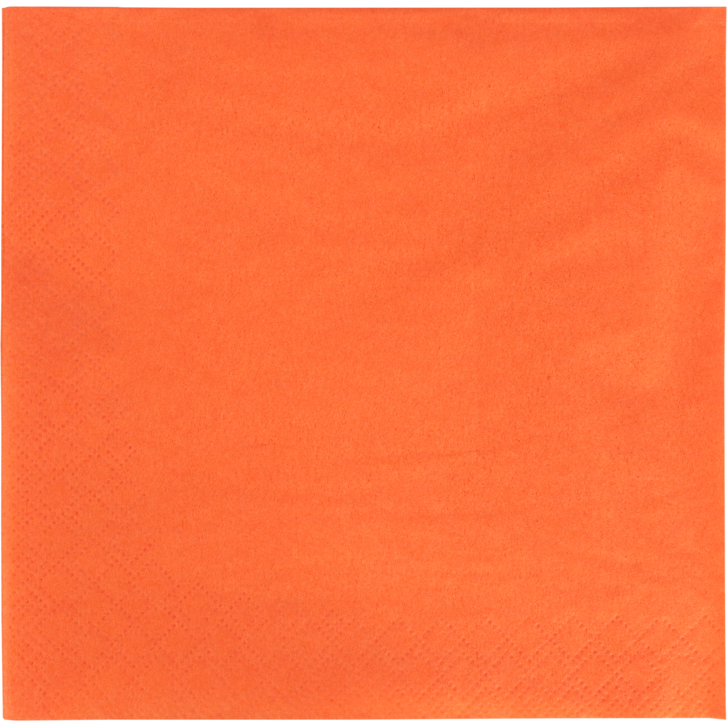 Servet, 1/4 vouw, 2-laags, 33x33cm, cellulose, oranje