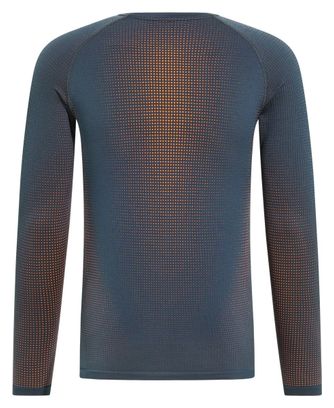 T-SHirt Technique Odlo Performance Warm Bleu