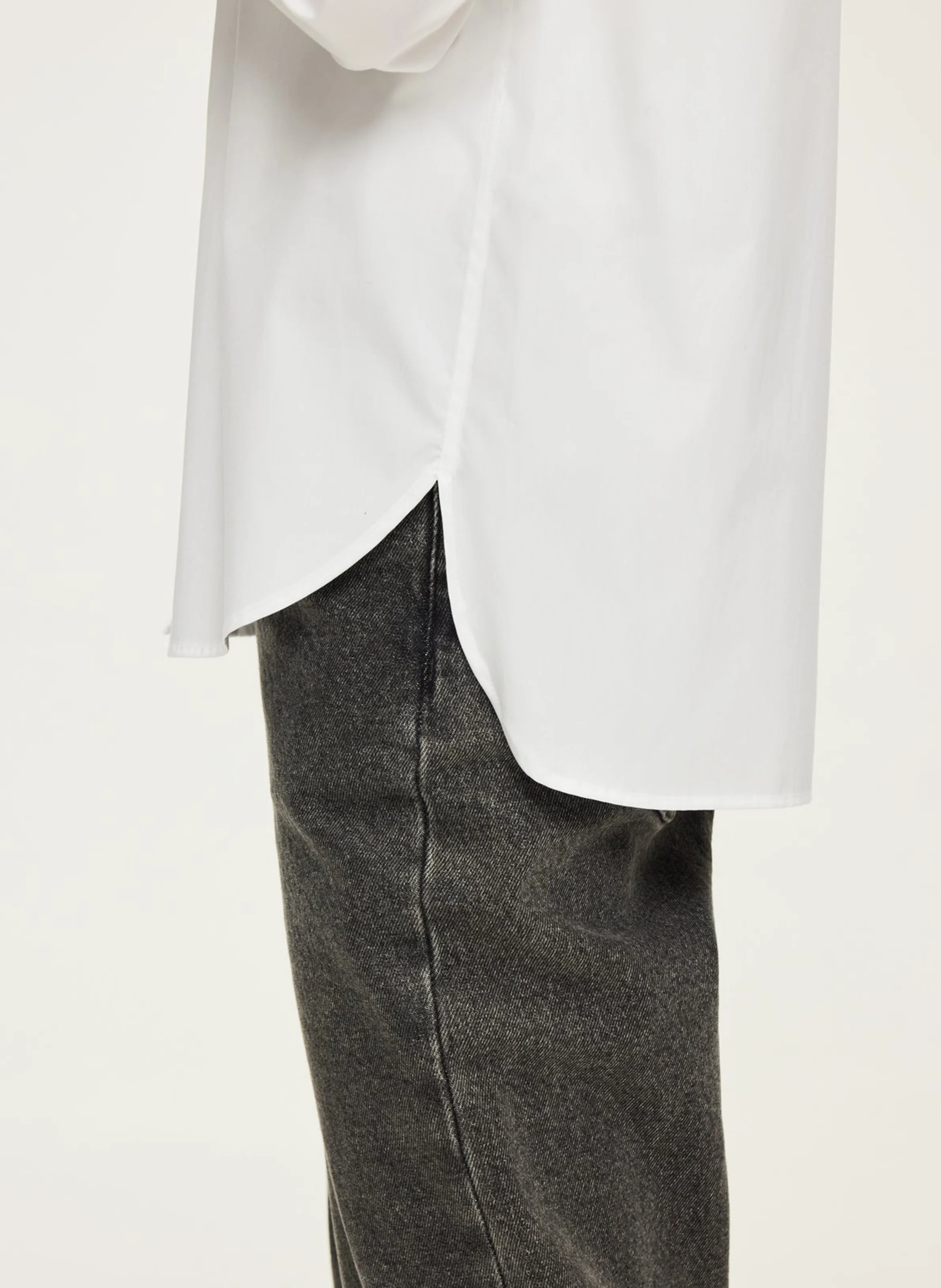 ANNABELLE - Chemise col classique en coton | Blanc