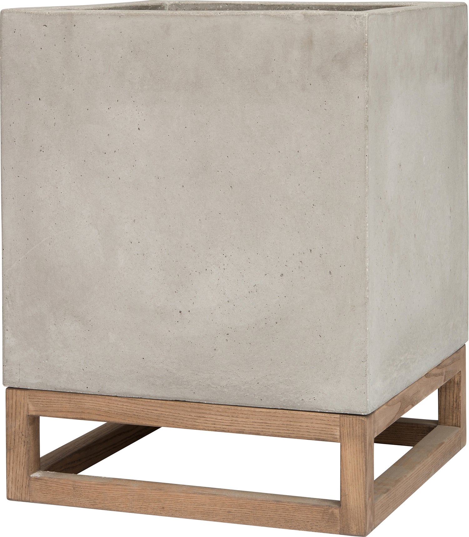 Intratuin plantenbak op voet Bob grijs 40 x 40 x 52 cm