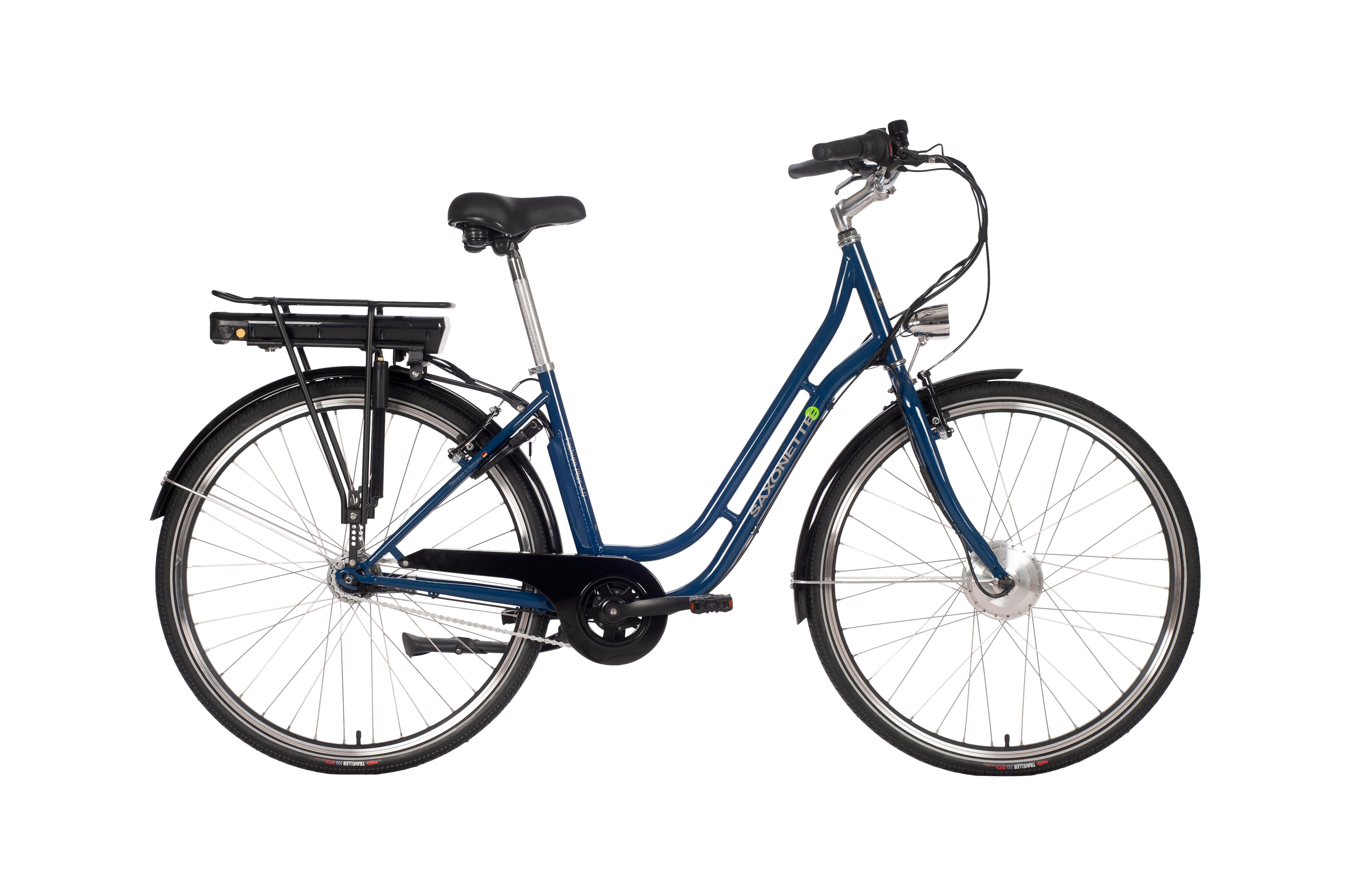SAXONETTE Fashion Plus 2.0 - E-Citybike Classic 7 Gang-Rücktrittbremse Wave
