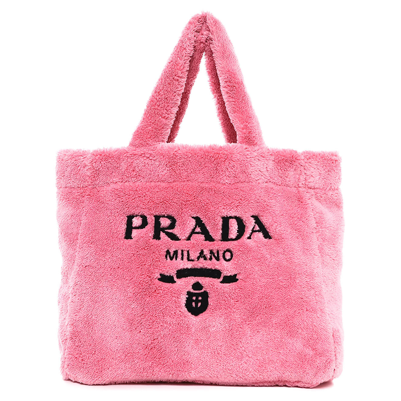 Prada Sac cabas de Plage Eponge rose - Très bon état - L.40 cm