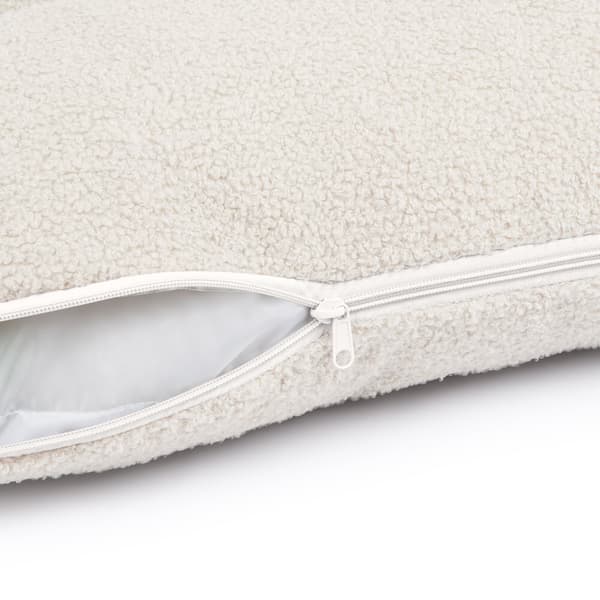 C-formet graviditetspute - Teddy kolleksjon - lys beige