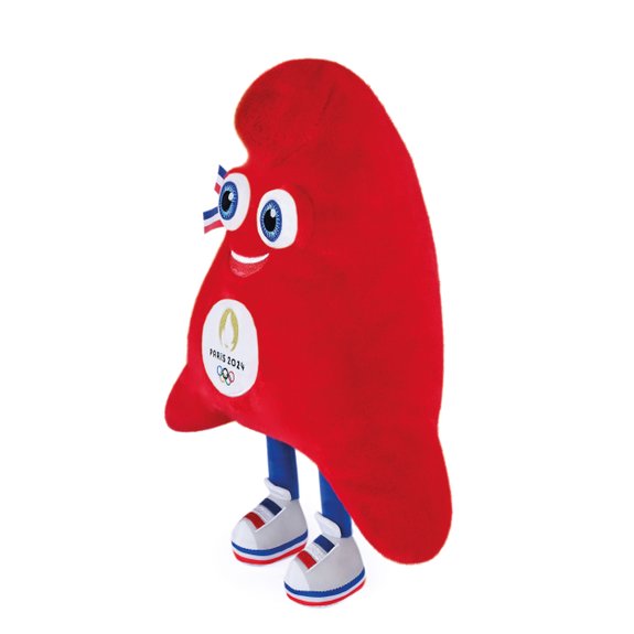 Mascotte Peluche Jeux Olympiques 2024 - 35 cm