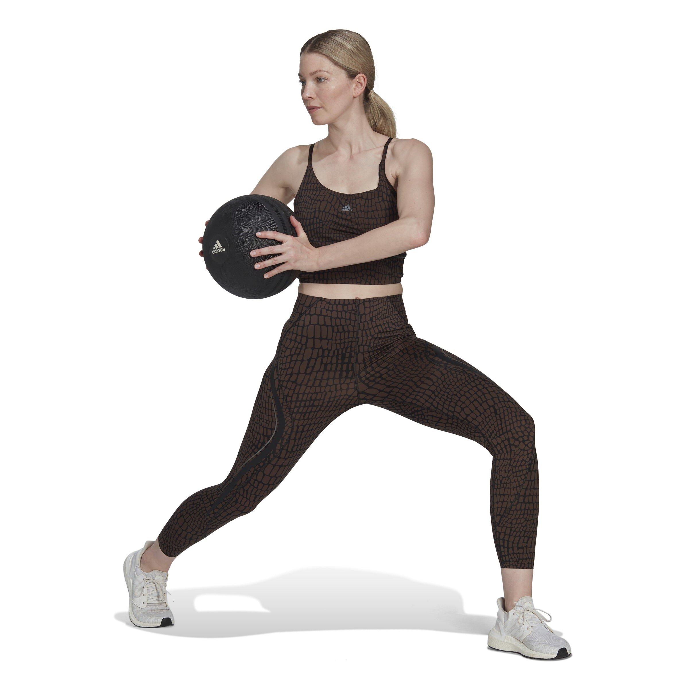 adidas TLRD HIIT Croco Luxe Training 7 8 Leggings Womens