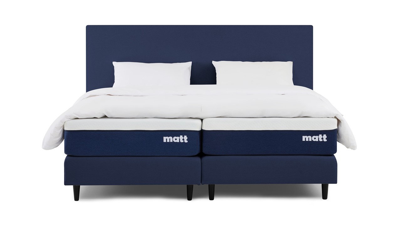 Matt Sleeps Boxspring Original met matras Matt blauw