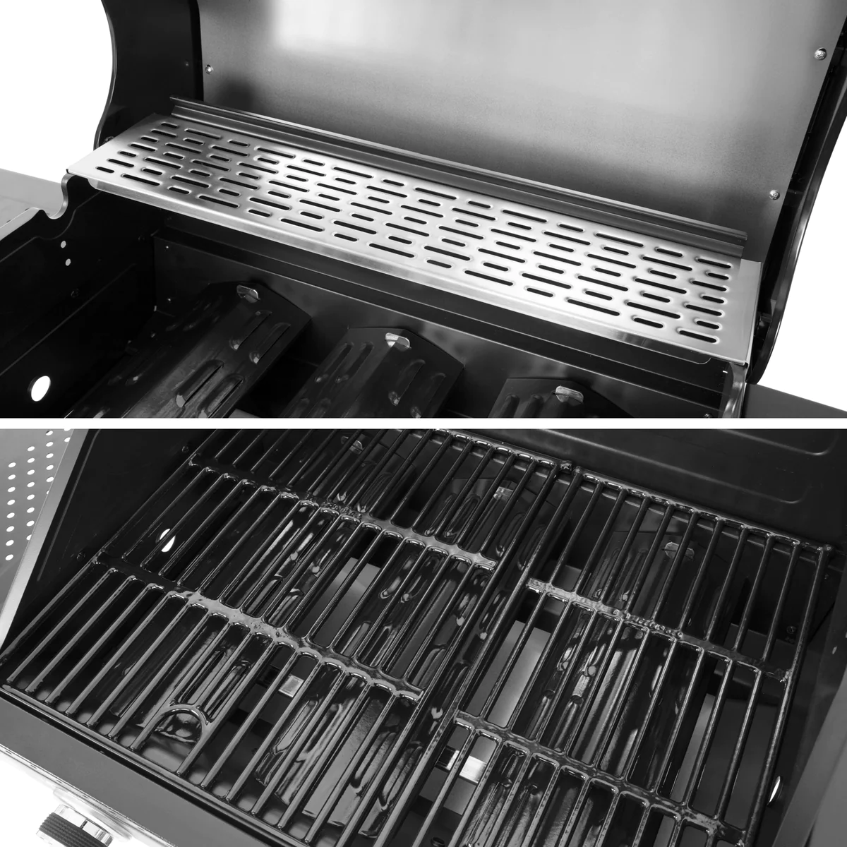 Barbecue au gaz FYRA avec thermomètre - 3 brûleurs Cook'in Garden