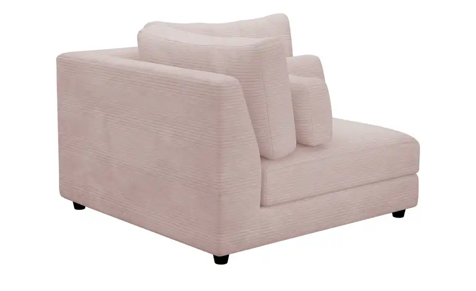 Element Branna Rosé Cordstoff Ecke