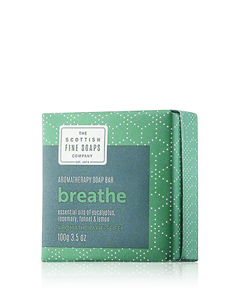 Scottish Fine Soaps Aromatherapy Soap Bar Breathe 100g