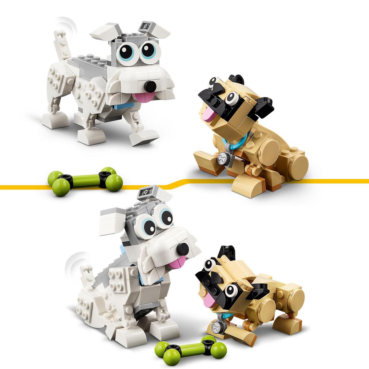 Adorables chiens 3 en 1 Lego Creator 31137