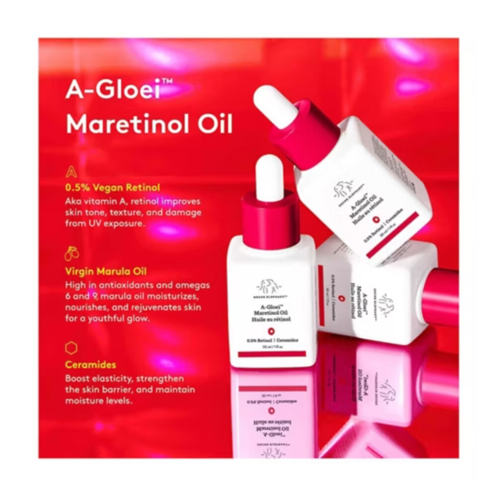 Drunk Elephant A-Gloei Maretinol Oil Gezichtsolie30 ml