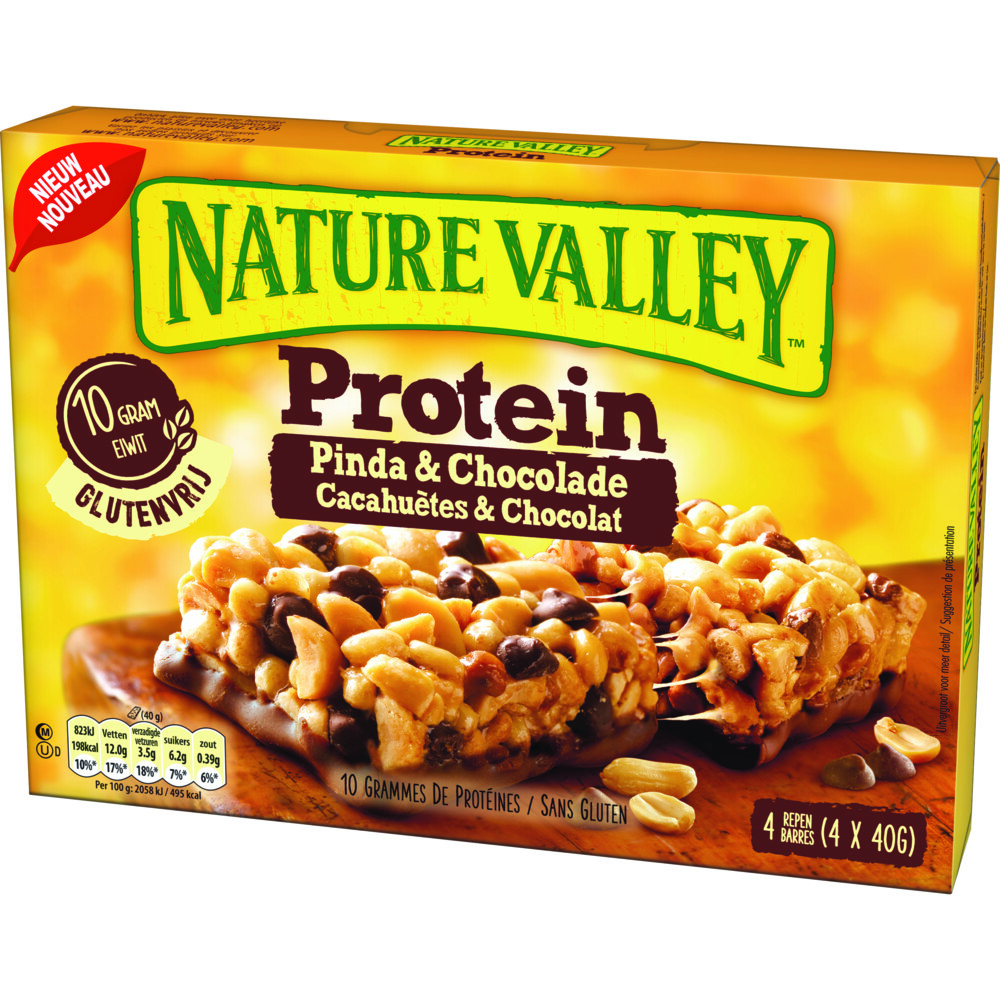 Nature Valley Proteine Pinda & Chocolade4 stuks