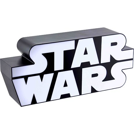 Star Wars lampe - sort og hvid