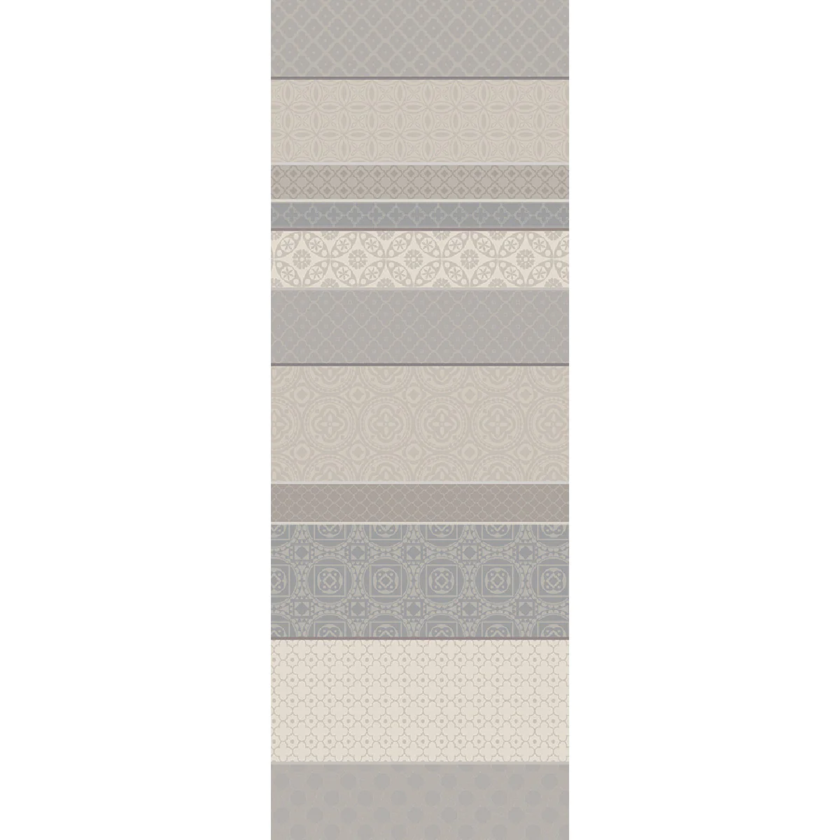 Chemin de table pur coton beige 155X55 Garnier Thiebaut