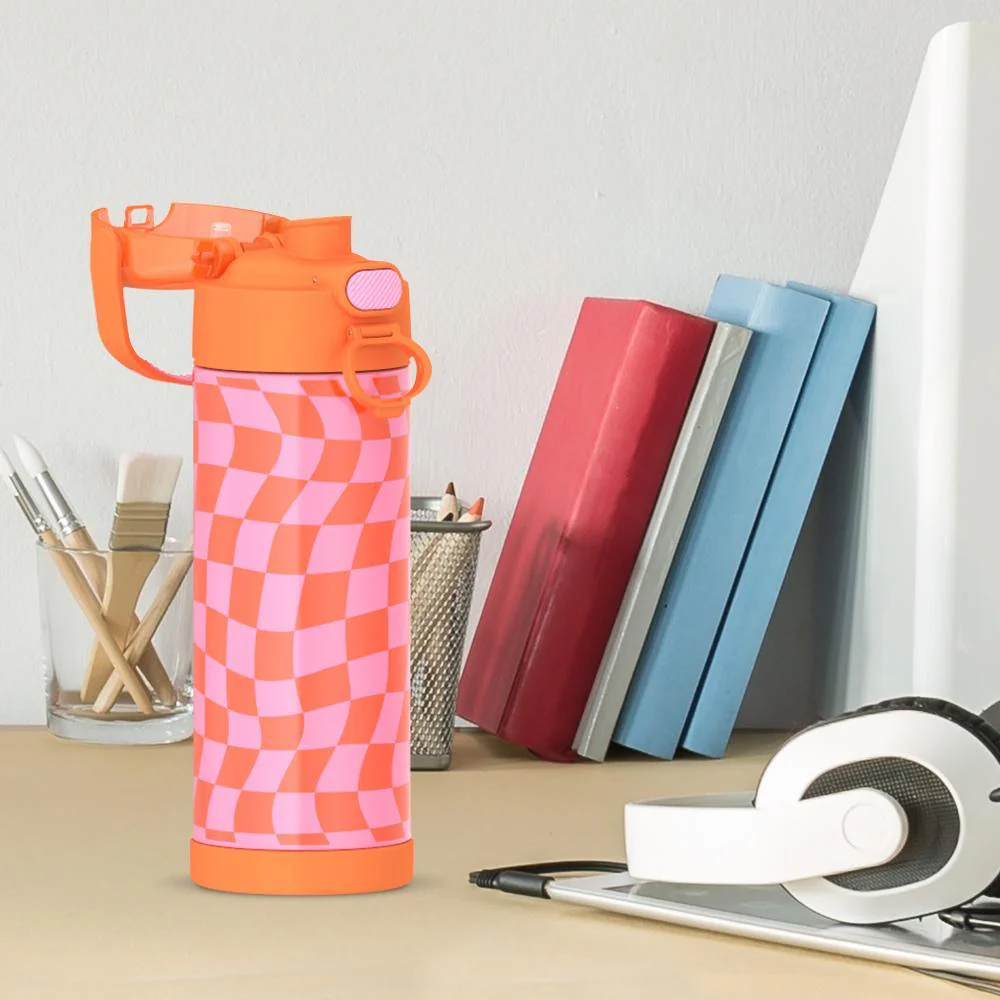 16oz FUNTAINER® WATER BOTTLE WITH LOCKING LID