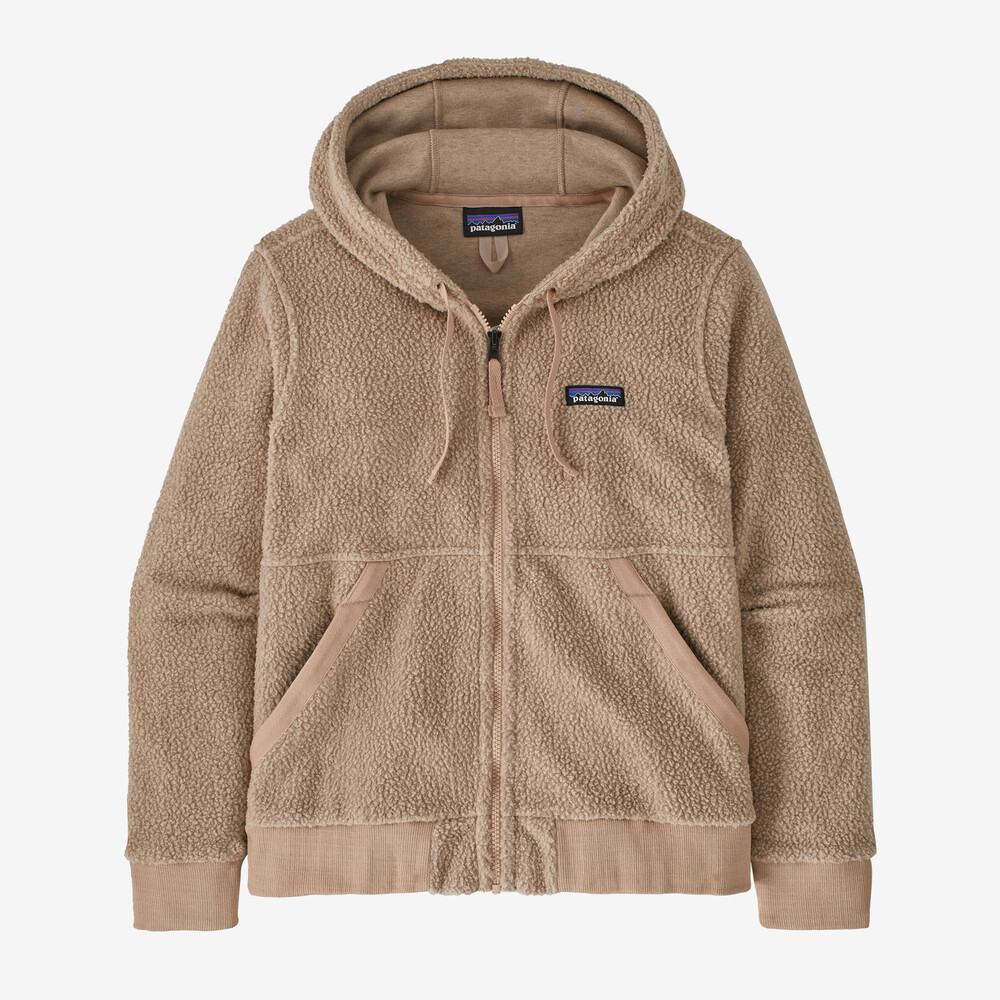 Damen-Lammfell-Fleece-Hoodie