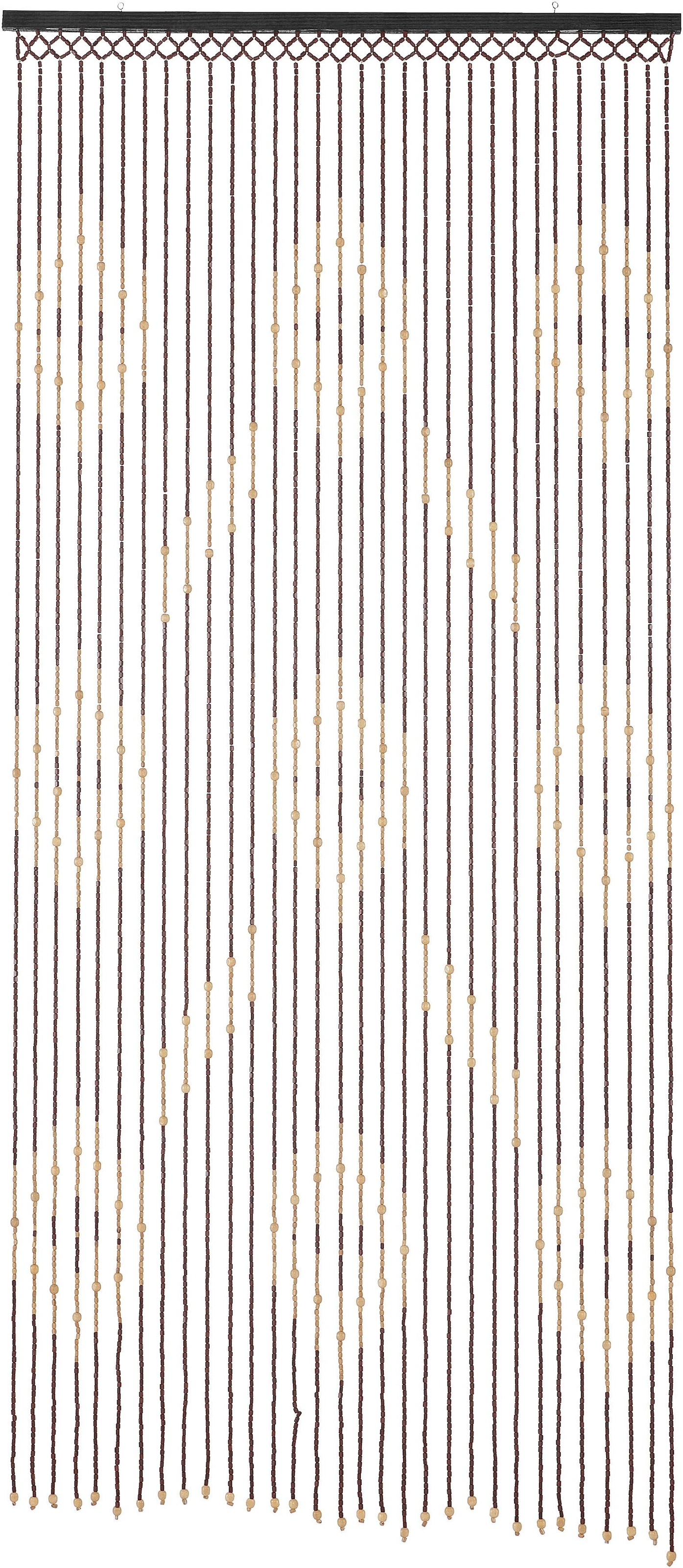 locker Türvorhang »Sevilla« Hakenaufhängung 1 Stk. tlg. mit Kreisdekor, 90x200 cm