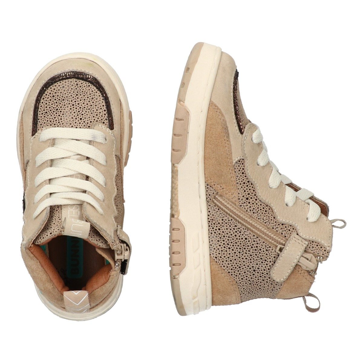 Mees Move - Hoge Sneakers Bunnies Beige