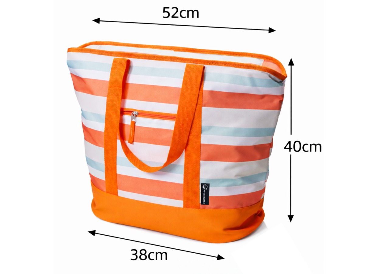 HEM strandset 3-delig met strandstoel, ligbed en koeltas - Orange