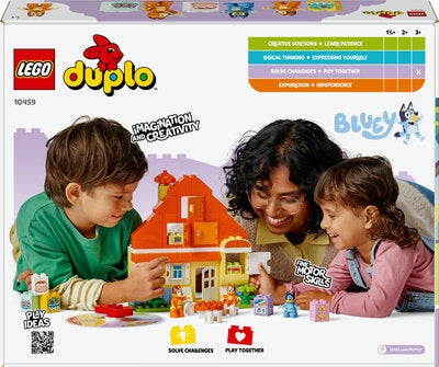 LEGO DUPLO Bluey 10459 Blueys hus med huskespill