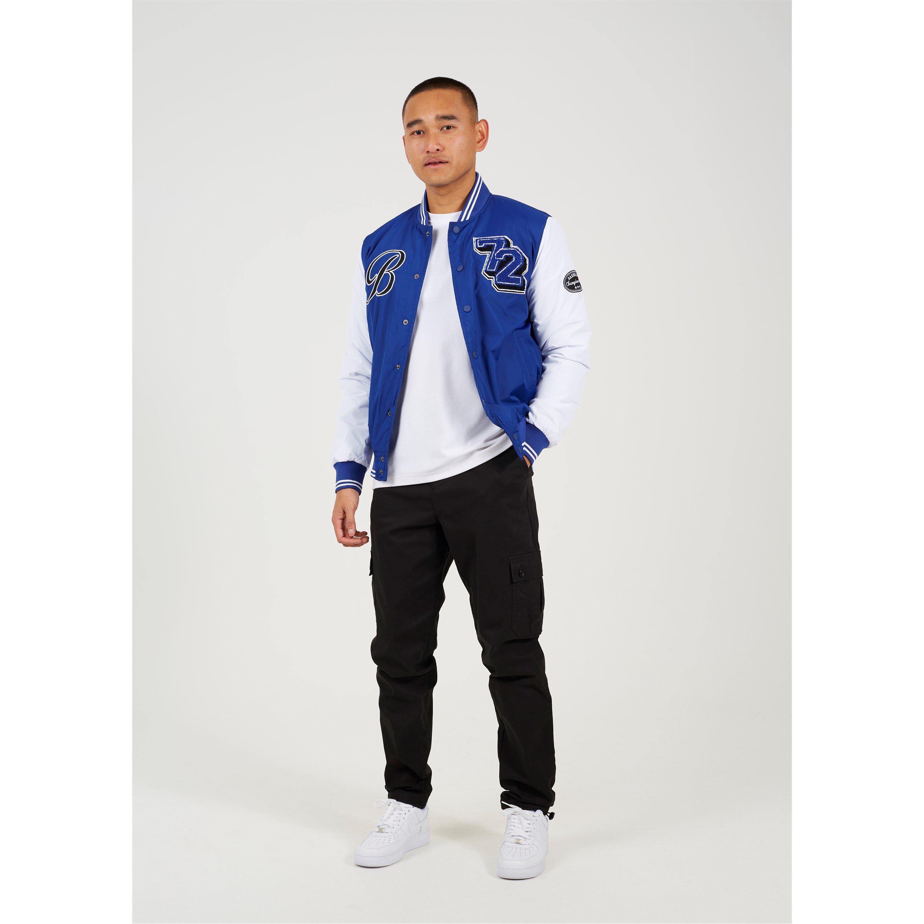 Brave Soul Varsity Jacket with Patches