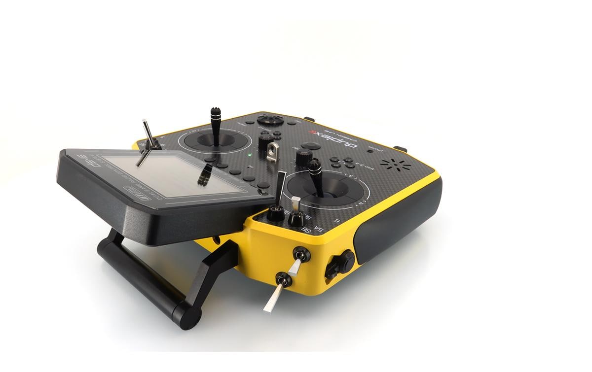 Fernsteuerung DS-16 II Carbon Line Gelb mit R10 Empfänger<br>Professioneller Jeti Duplex 2.4 GHz Sender