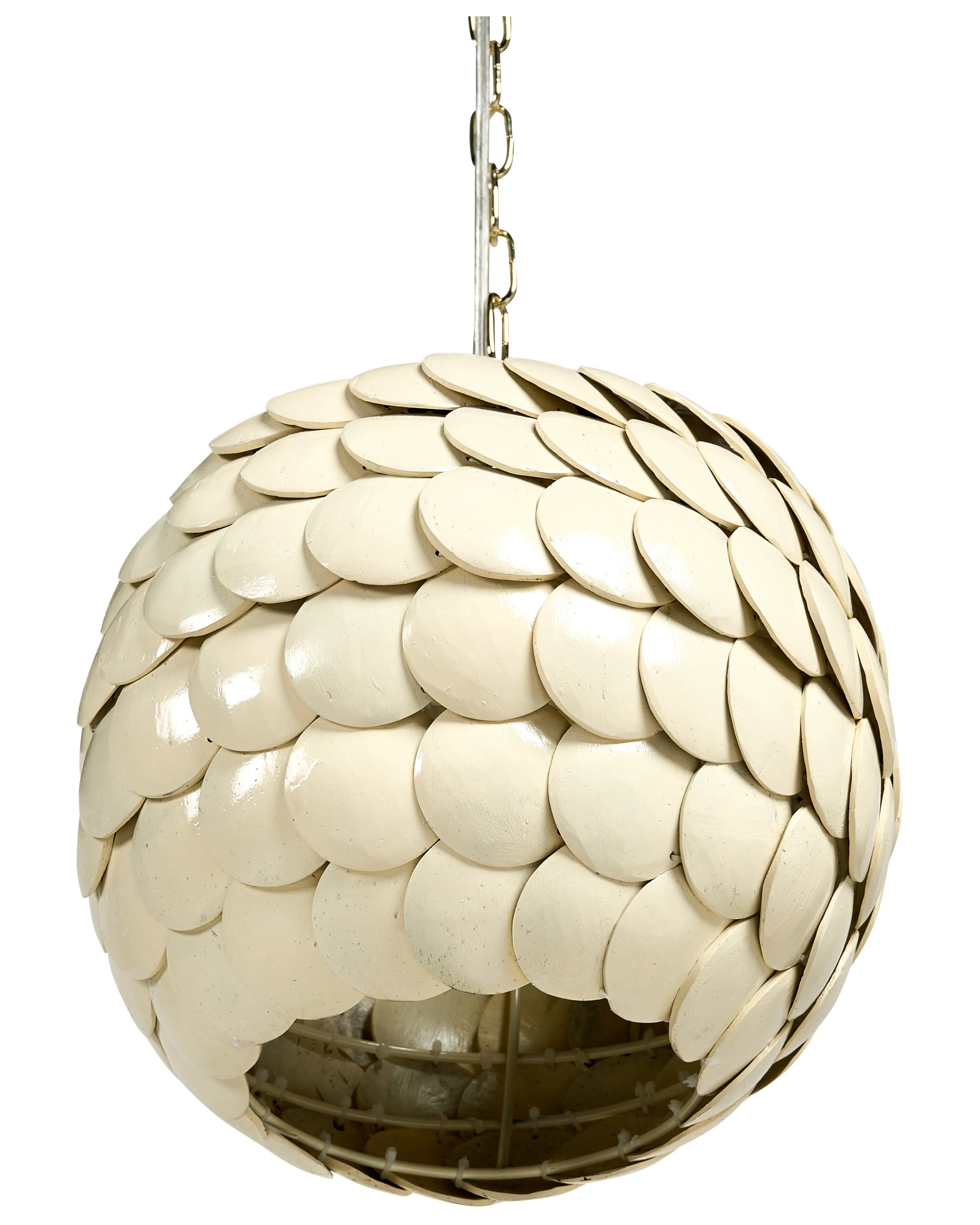 Hanglamp MASKELIYA Kokosnootschaal Beige