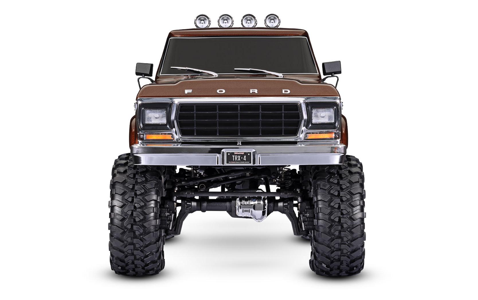 Scale Crawler TRX-4 Ford F-150 XLT HighTrail Braun ARTR 1:10<br>Rockcrawler mit 1979 Ford F-150 Pickup Karosserie