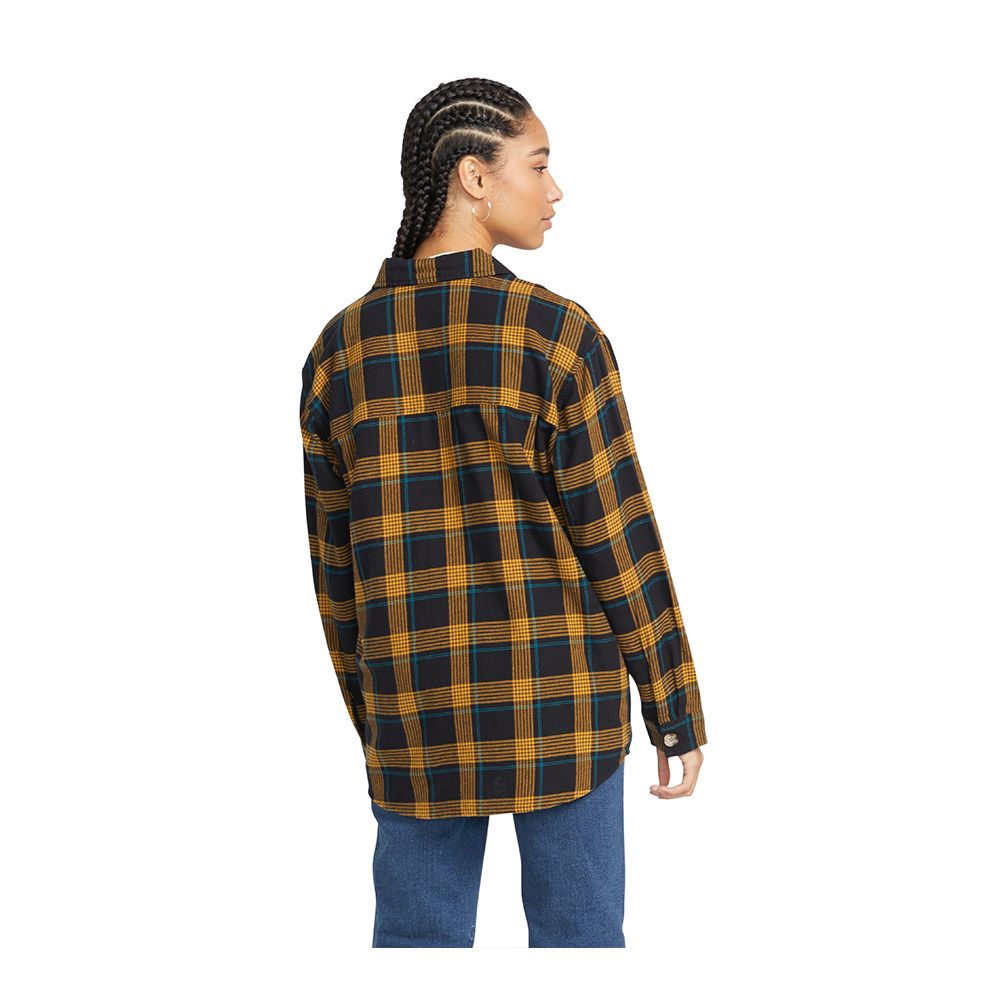 Volcom OVERSIZE ME - Surchemise Femme black