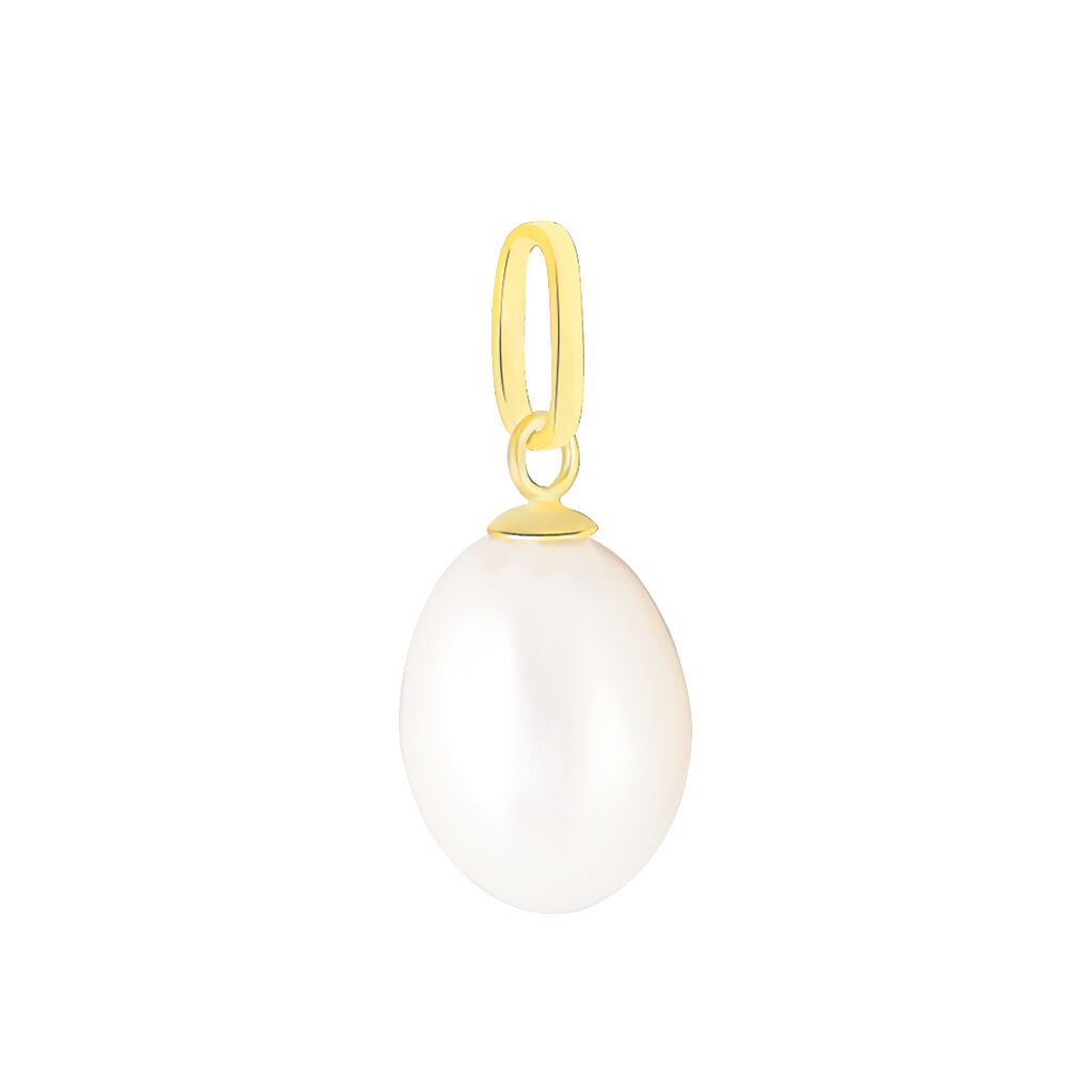 Pendentif Yoela Or Jaune Perle De Culture